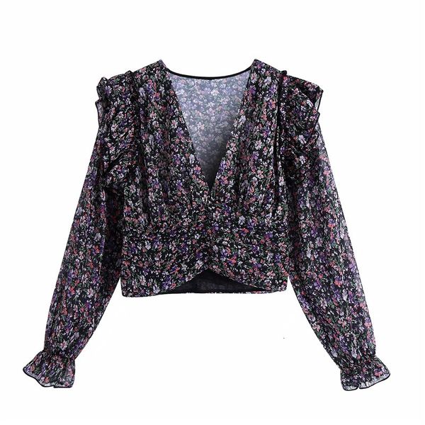 2021 new black floral print crop women ruffle long sleeve vintage chiffon woman blouses elastic ruched hem ladies 0f7c, White
2021 new black floral print crop women ruffle long sleeve vintage chiffon woman blouses elastic ruched hem ladies 0f7c, White