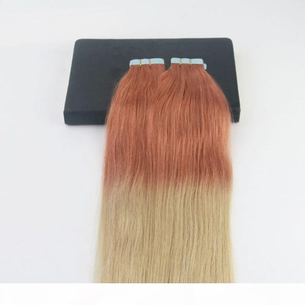 tape in hair extensions 14-24" ombre red fading to blond #613 brazilian reny hair full set skin weft hair extensions 40pcs 100g package, Black
tape in hair extensions 14-24" ombre red fading to blond #613 brazilian reny hair full set skin weft hair extensions 40pcs 100g package, Black