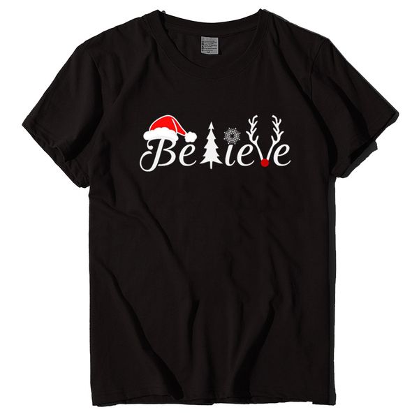 wt20295 summer fashion pure cotton short sleeve round neck women's t-shirt christmas creative printing believe casual simple, White
wt20295 summer fashion pure cotton short sleeve round neck women's t-shirt christmas creative printing believe casual simple, White