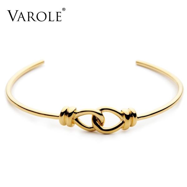 varole both way knotting gold color chokers stainless steel necklaces for women collar trendy jewelry collier, Golden;silver
varole both way knotting gold color chokers stainless steel necklaces for women collar trendy jewelry collier, Golden;silver