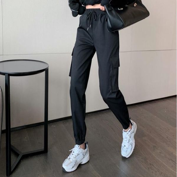 women's pants & capris black autumn winter 2021 loose wide leg corset casual plush thickened overalls wear, Black;white
women's pants & capris black autumn winter 2021 loose wide leg corset casual plush thickened overalls wear, Black;white