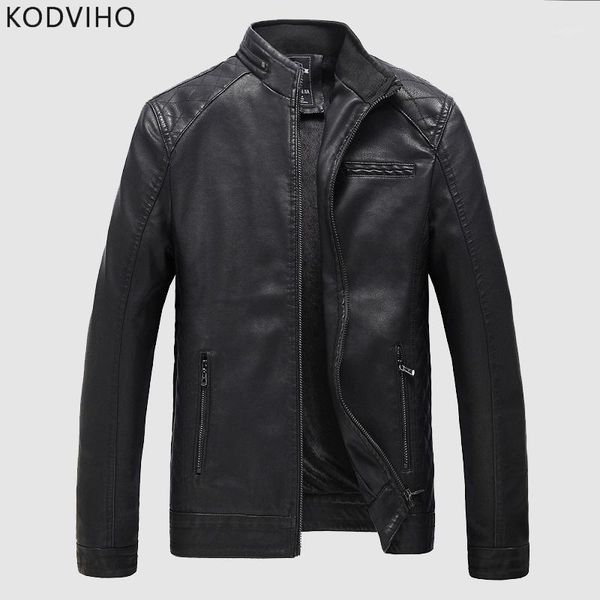 plus size men pu leather jacket stand collar mens casual coat solid black motorcycle outwear winter warm fleece jackets clothing1
plus size men pu leather jacket stand collar mens casual coat solid black motorcycle outwear winter warm fleece jackets clothing1