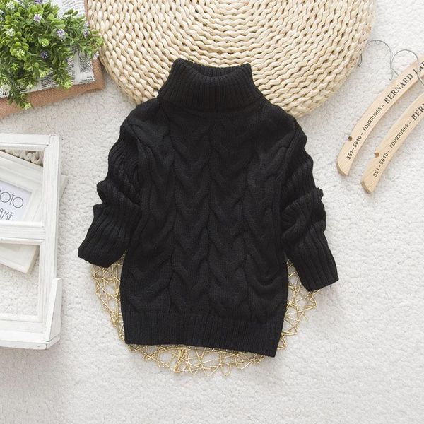 Black Winter Childrens Thick Solid Color Knit Bottoming Turtleneck Pullover Sweater Height20Size, Black;white
Black Winter Childrens Thick Solid Color Knit Bottoming Turtleneck Pullover Sweater Height20Size, Black;white