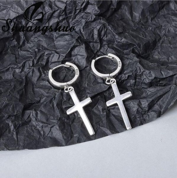 Simple Creative Silver Color Cross Dangle Earrings for Women Geometric Circel Hoop Earrings Fashion Ear Piercing Punk Jewelry, Golden;silver
Simple Creative Silver Color Cross Dangle Earrings for Women Geometric Circel Hoop Earrings Fashion Ear Piercing Punk Jewelry, Golden;silver