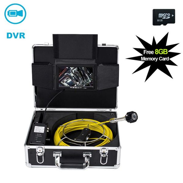 7'' display screen 20m/30m/40m/50m fiber glass cable waterproof industrial sewer pipe pipeline inspection camera video recorder
7'' display screen 20m/30m/40m/50m fiber glass cable waterproof industrial sewer pipe pipeline inspection camera video recorder