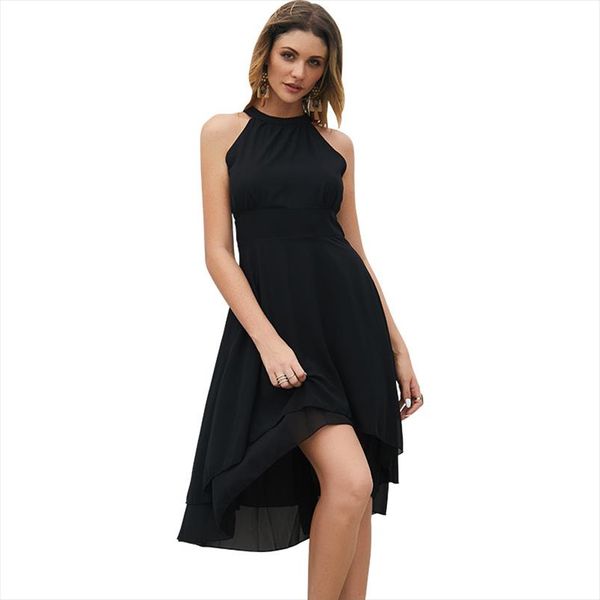 2020 chiffon summer dresses women sleeveless layered asymmetric pleated short party dresses elegant ladies dress plus size, Black;gray
2020 chiffon summer dresses women sleeveless layered asymmetric pleated short party dresses elegant ladies dress plus size, Black;gray