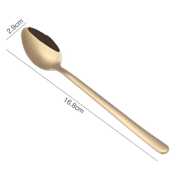 grapefruit spoon polished 304 stainless steel serrated edge design long handle fruit ice dessert spoon kitchen gadget h jllogg
grapefruit spoon polished 304 stainless steel serrated edge design long handle fruit ice dessert spoon kitchen gadget h jllogg