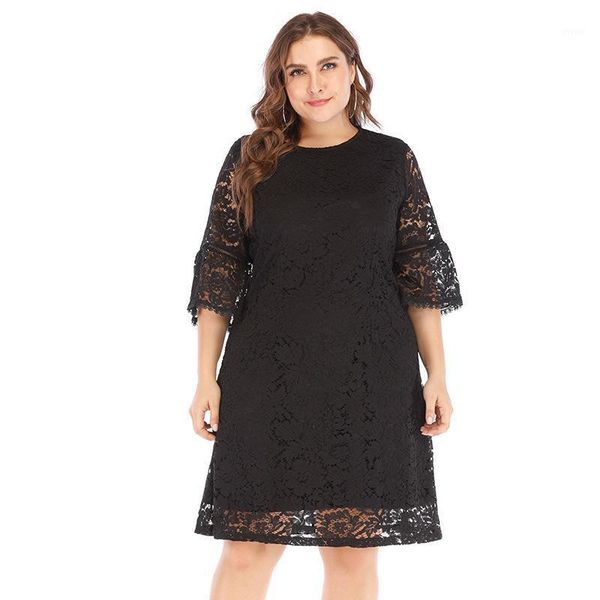 4xl 5xl 2020 women spring large size lace dress big size elegant a-line red party dress black white plus lady office1, Black;gray
4xl 5xl 2020 women spring large size lace dress big size elegant a-line red party dress black white plus lady office1, Black;gray