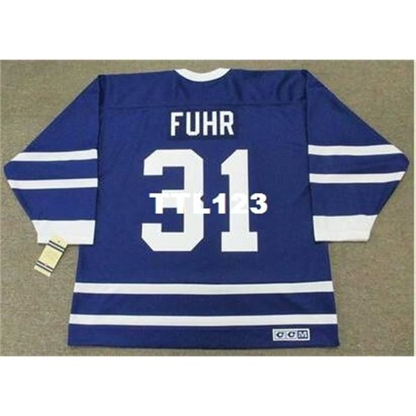 mens #31 grant fuhr toronto maple leafs 1991 ccm vintage home away hockey jersey or custom any name or number retro jersey, Black
mens #31 grant fuhr toronto maple leafs 1991 ccm vintage home away hockey jersey or custom any name or number retro jersey, Black