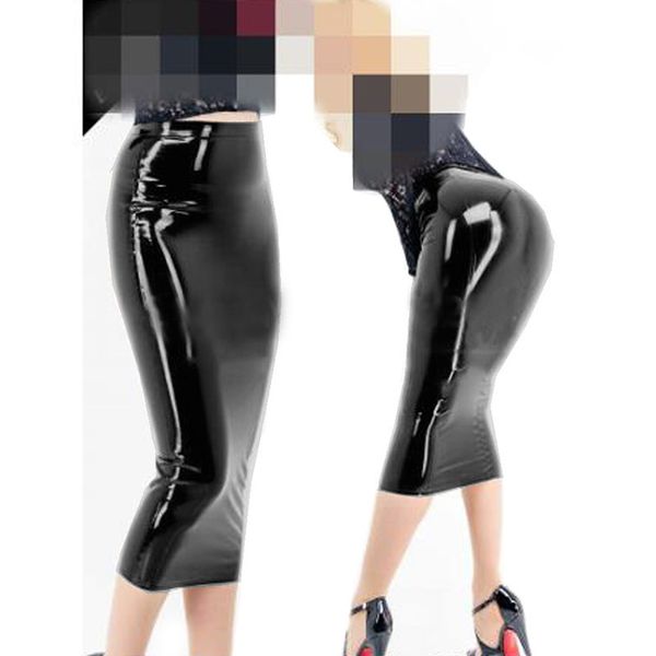 12 colors wet look pvc midi skirt ladies high waist pencil package hips skirt bandage shiny party stage clubwear 1014, Black
12 colors wet look pvc midi skirt ladies high waist pencil package hips skirt bandage shiny party stage clubwear 1014, Black