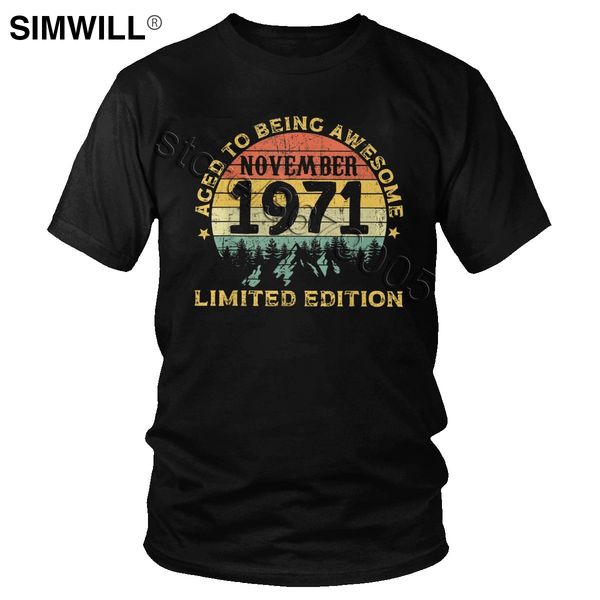 sport trendy mens vintage legends awesome born in november 1971 t shirts short sleeve cotton tshirt 49 years old birthday gift tee top
sport trendy mens vintage legends awesome born in november 1971 t shirts short sleeve cotton tshirt 49 years old birthday gift tee top