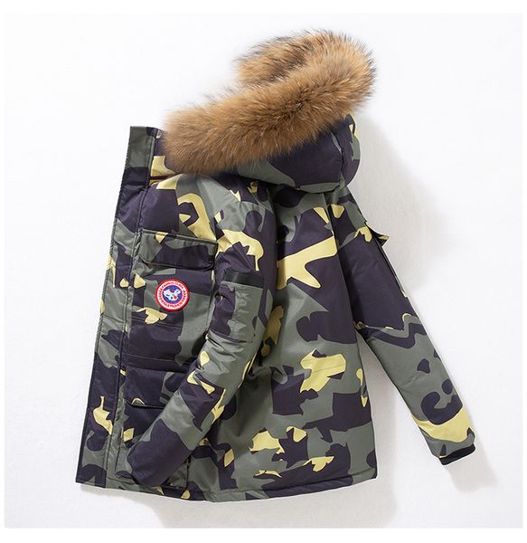 new mens fashion parka waterproof windser advanced fabric thick down with real wolf fur winter keep warm jacket coat factory, Black
new mens fashion parka waterproof windser advanced fabric thick down with real wolf fur winter keep warm jacket coat factory, Black