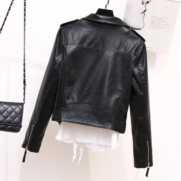 faux pu leather coat female autumn jacket women clothes 2020 women's leather jacket korean vintage veste cuir femme zt45451, Black
faux pu leather coat female autumn jacket women clothes 2020 women's leather jacket korean vintage veste cuir femme zt45451, Black