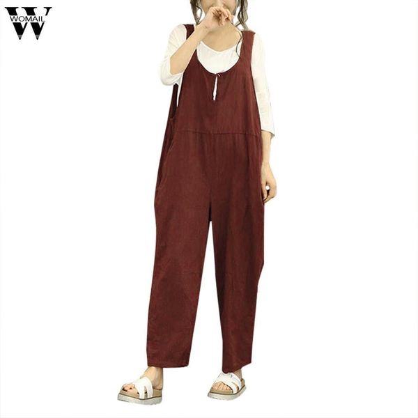 bodysuit women summer fashion sleeveless dungarees loose cotton long playsuit jumpsuit trousers new m7 drop shipping, Black;white
bodysuit women summer fashion sleeveless dungarees loose cotton long playsuit jumpsuit trousers new m7 drop shipping, Black;white