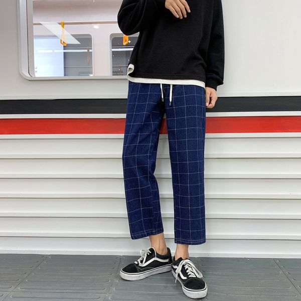 2021 men's trousers spring/winter new pair long-legged chess in a straight line leg pants clothes e4hm, Black
2021 men's trousers spring/winter new pair long-legged chess in a straight line leg pants clothes e4hm, Black