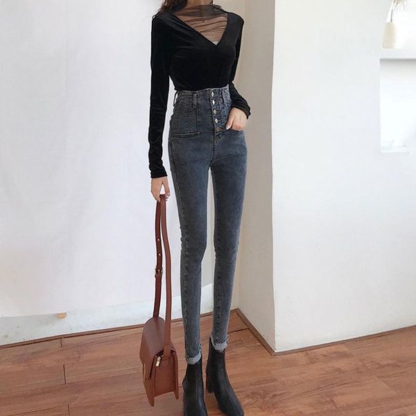 women's jeans slim for women skinny woman high waist blue denim pencil pants stretch female trousers vaqueros mujer
women's jeans slim for women skinny woman high waist blue denim pencil pants stretch female trousers vaqueros mujer