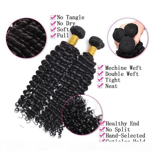 pre plucked 360 lace frontal closure with 3 bundles 8a brazilian deep wave virgin human hair weave with full lace band frontal, Black;brown
pre plucked 360 lace frontal closure with 3 bundles 8a brazilian deep wave virgin human hair weave with full lace band frontal, Black;brown