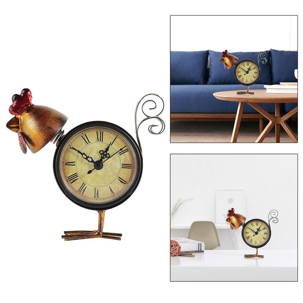 small desk clock battery operated handmade vintage decorative shelf clock metal chicken figurine shaped
small desk clock battery operated handmade vintage decorative shelf clock metal chicken figurine shaped