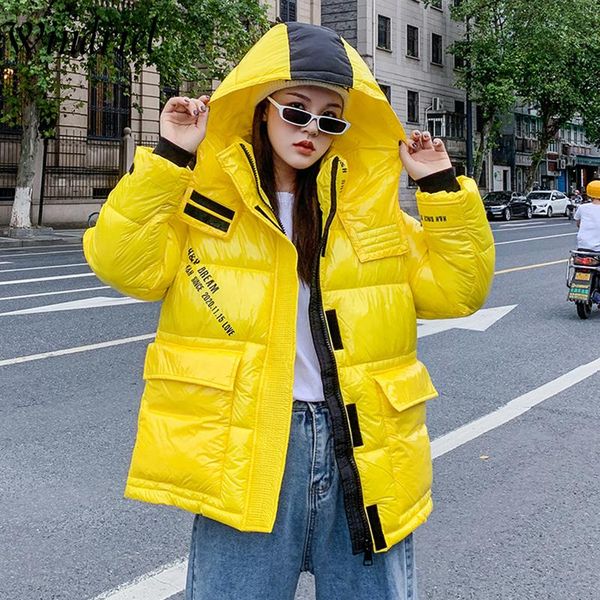 2020 new winter jacket coat snow wear hooded parka woman cotton padded clothing waterproof bright loose winter jackets windriel, Black
2020 new winter jacket coat snow wear hooded parka woman cotton padded clothing waterproof bright loose winter jackets windriel, Black