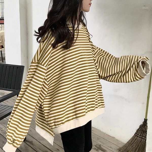 women's hoodies & sweatshirts women stripe sweater autumn winter loose long sleeve pullover korean ladies patchwork sweaters1, Black
women's hoodies & sweatshirts women stripe sweater autumn winter loose long sleeve pullover korean ladies patchwork sweaters1, Black