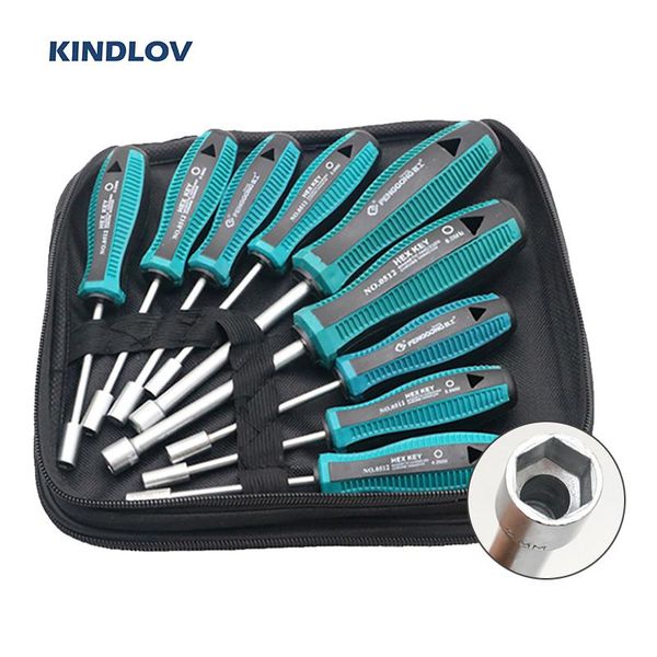 kindlov socket screwdriver set 3-11mm hexagon sleeve screw driver 7/9/10pcs precision socket wrench non-slip handle hand tools
kindlov socket screwdriver set 3-11mm hexagon sleeve screw driver 7/9/10pcs precision socket wrench non-slip handle hand tools