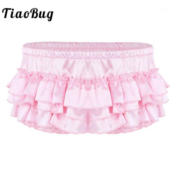 tiaobug mens lingerie soft shiny satin ruffled bloomer tiered skirted panties sissy briefs underwear gay erotic panties1, Black;brown
tiaobug mens lingerie soft shiny satin ruffled bloomer tiered skirted panties sissy briefs underwear gay erotic panties1, Black;brown