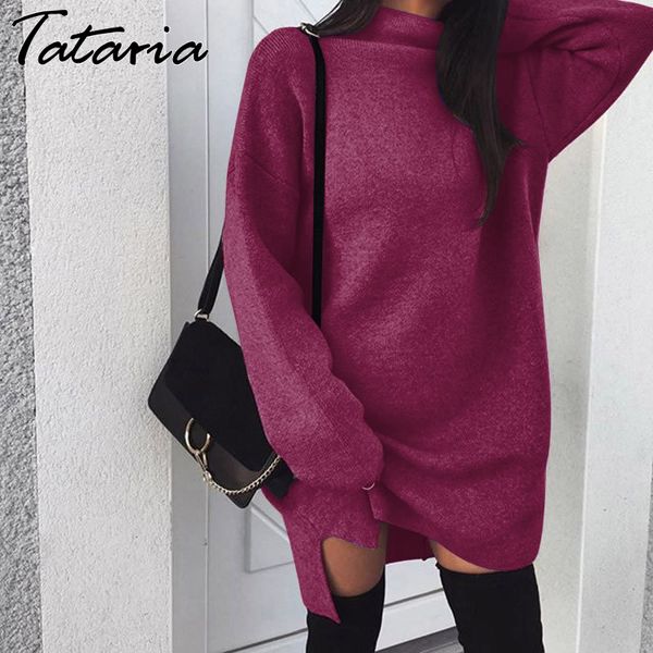 forefair turtleneck long sleeve sweater dress women autumn winter loose tunic knitted casual pink clothes solid dresses 201125, Black;gray
forefair turtleneck long sleeve sweater dress women autumn winter loose tunic knitted casual pink clothes solid dresses 201125, Black;gray