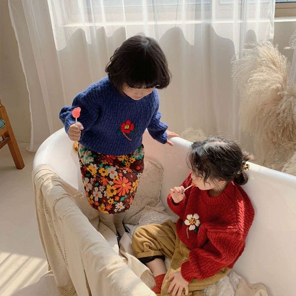2020 fashion winter girls' sweater new korean thickened baby warm children's knitwear, Blue
2020 fashion winter girls' sweater new korean thickened baby warm children's knitwear, Blue