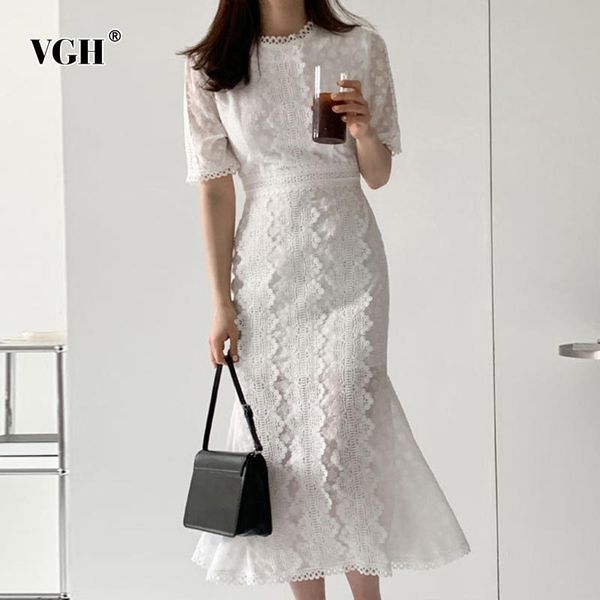 vgh vinage lace summer dress women o neck half sleeve high waist mermaid style midi dresses for female fashion 2020 clothes tide, White;black
vgh vinage lace summer dress women o neck half sleeve high waist mermaid style midi dresses for female fashion 2020 clothes tide, White;black