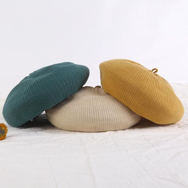 berets boinas para mujer korean pure color knitted cotton and linen fashion beret literary painter hat casual breathable kapelusz 2021, Blue;gray
berets boinas para mujer korean pure color knitted cotton and linen fashion beret literary painter hat casual breathable kapelusz 2021, Blue;gray