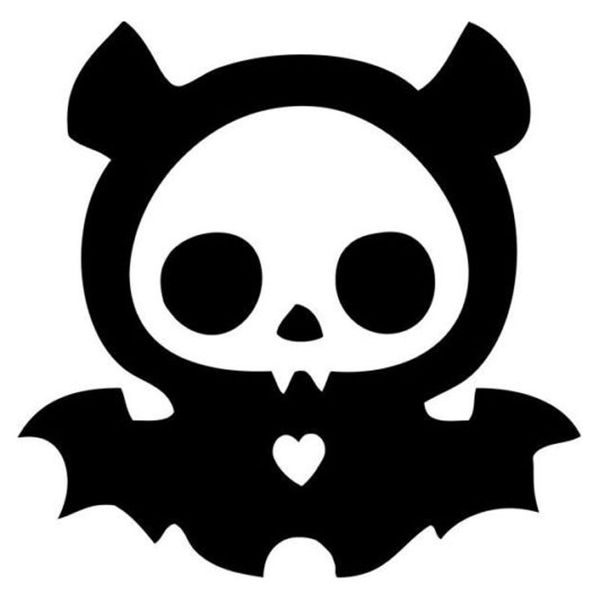 15.2*15cm bat head skull cute car styling stickers vinyl car motorcycle waterproof body decal black/silver c9-1096
15.2*15cm bat head skull cute car styling stickers vinyl car motorcycle waterproof body decal black/silver c9-1096