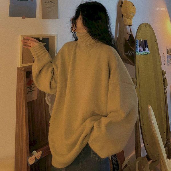sweater winter warm retro high-neck lazy wind in the long solid color sweater female students korean loose wild solid1, White;black
sweater winter warm retro high-neck lazy wind in the long solid color sweater female students korean loose wild solid1, White;black