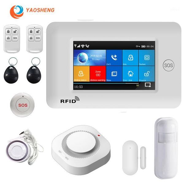 wireless wifi 433mhz gsm alarm 4.3inch full touch color screen with sos siren smoke detector smart home security alarm system1
wireless wifi 433mhz gsm alarm 4.3inch full touch color screen with sos siren smoke detector smart home security alarm system1