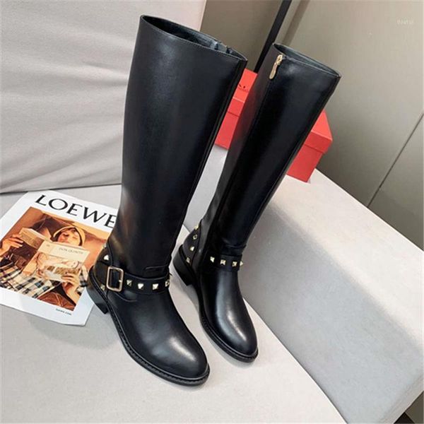 boots women zipper knee rivet shoes buckle solid color genuine leather autumn winter1, Black
boots women zipper knee rivet shoes buckle solid color genuine leather autumn winter1, Black