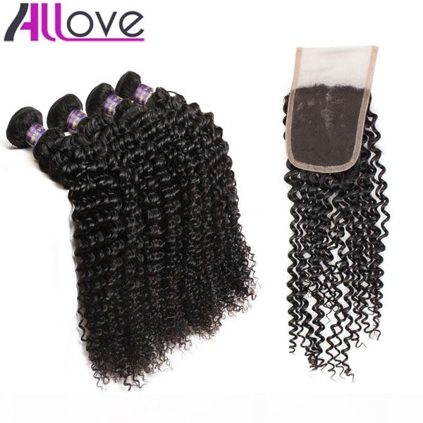 allove wholesale 10a brazilian human hair kinky curly 4bundles with lace closure malaysian weaves peruvian hair extensions indian human hair, Black
allove wholesale 10a brazilian human hair kinky curly 4bundles with lace closure malaysian weaves peruvian hair extensions indian human hair, Black