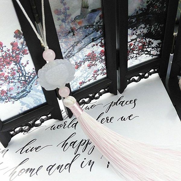 2pcs white jade decor tassels fring pendant diy jewelry garments crafts accessories key car bag hanging ring silk tassels trim h jlldde
2pcs white jade decor tassels fring pendant diy jewelry garments crafts accessories key car bag hanging ring silk tassels trim h jlldde