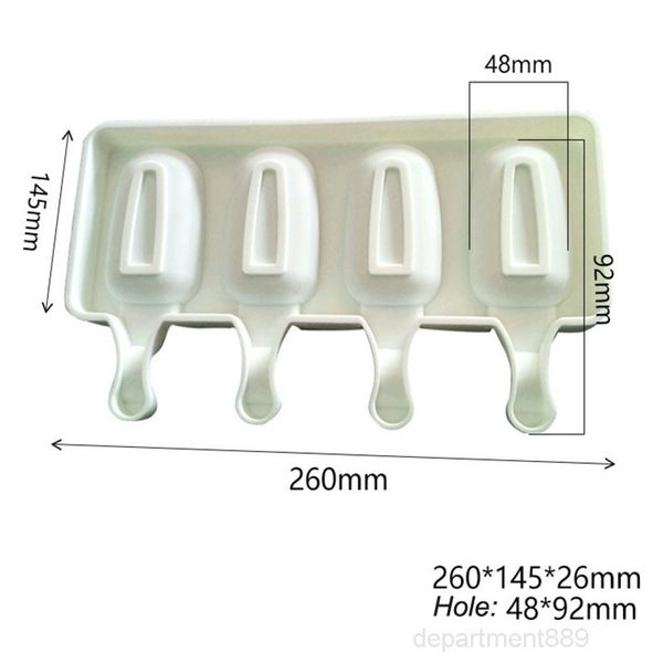 a-new design 4 cell silicone frozen cream pop popsicle mold ice maker lolly mould tray pan kitchen +40 wooden sticks
a-new design 4 cell silicone frozen cream pop popsicle mold ice maker lolly mould tray pan kitchen +40 wooden sticks
