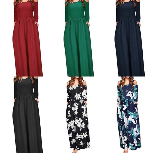 2019 women'sshoulder sleeve print elegant dress with pocket 2019 women'sshoulder sleeve print elegant dress with long skirt long s, Black;gray
2019 women'sshoulder sleeve print elegant dress with pocket 2019 women'sshoulder sleeve print elegant dress with long skirt long s, Black;gray