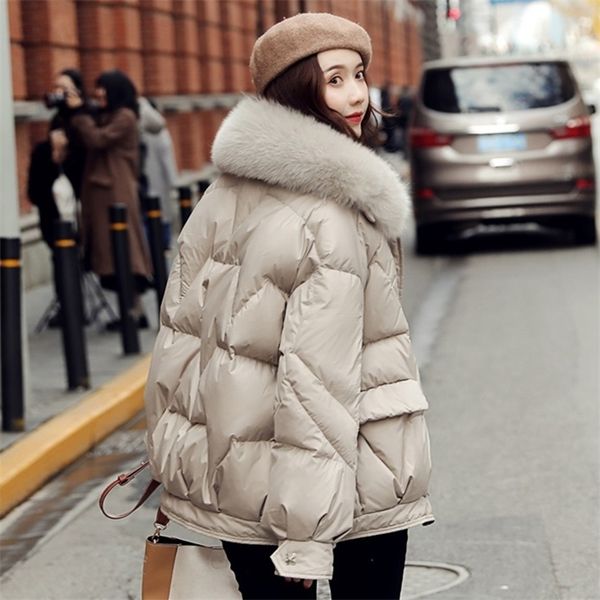 large natural fox fur hooded winter down coat women 90% white duck down jacket thick warm parkas female outerwear pure color 201210, Black
large natural fox fur hooded winter down coat women 90% white duck down jacket thick warm parkas female outerwear pure color 201210, Black