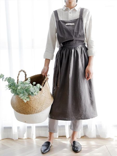 senyue new pleated skirt cotton linen apron women cooking kitchen apron work uniform and flower shop for woman dress1
senyue new pleated skirt cotton linen apron women cooking kitchen apron work uniform and flower shop for woman dress1