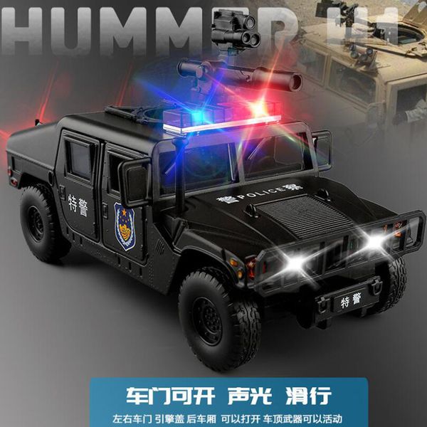 1:32 hummer h1 alloy diecast armed police special model sound light can open the door six wheel toy car toys for boys
1:32 hummer h1 alloy diecast armed police special model sound light can open the door six wheel toy car toys for boys