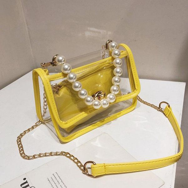 fashion colorful transparent pvc bag for women pearl shoulder strap shoulder bag ladies chain crossbody messenger square
fashion colorful transparent pvc bag for women pearl shoulder strap shoulder bag ladies chain crossbody messenger square