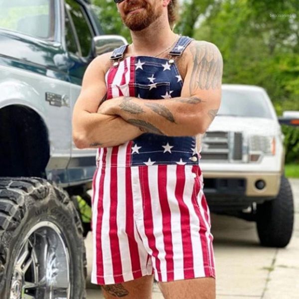 men's flag print pocket fashion button jumpsuit oversize fashion summer denim bib overalls for man suspender pants1, Blue
men's flag print pocket fashion button jumpsuit oversize fashion summer denim bib overalls for man suspender pants1, Blue