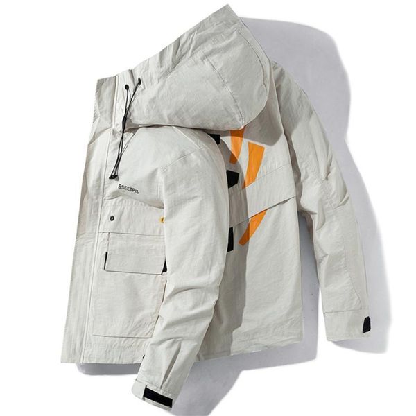 autumn brand 2020 men bomber jackets hooded outerwear zipper coat parka men's hooded fashion patchwork jacket streetwear clothes, Black;brown
autumn brand 2020 men bomber jackets hooded outerwear zipper coat parka men's hooded fashion patchwork jacket streetwear clothes, Black;brown
