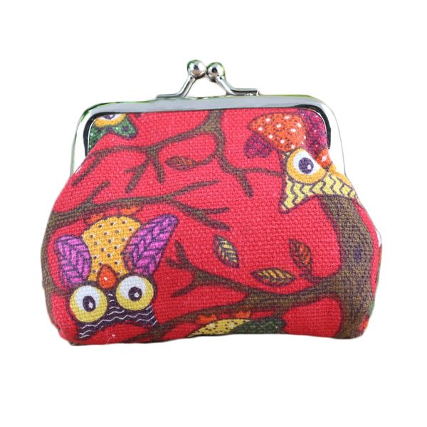 korea cute animal owl ladies children canvas small zero bag cartoon coin purse mini wallet, Red;black
korea cute animal owl ladies children canvas small zero bag cartoon coin purse mini wallet, Red;black