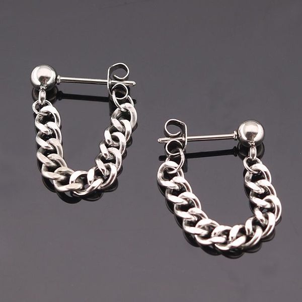 dangle & chandelier simple chain link earrings for men boy stainless steel hip-hop rock punk cool fashion earring silver color male jewelry
dangle & chandelier simple chain link earrings for men boy stainless steel hip-hop rock punk cool fashion earring silver color male jewelry