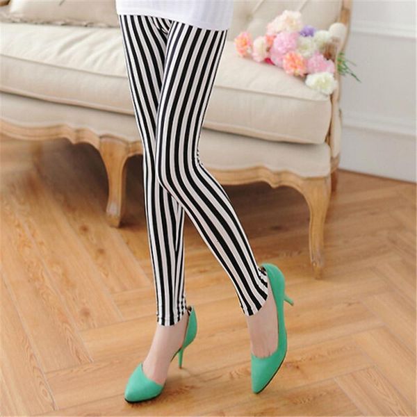 fashion ms thin style black and white vertical stripes leggings breathable pencil pants wholesale drop shipping
fashion ms thin style black and white vertical stripes leggings breathable pencil pants wholesale drop shipping