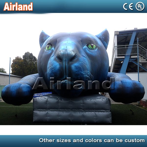 customized giant inflatable leopard with built-in fan inflatable animal cartoon outdoor advertising decoration panther head
customized giant inflatable leopard with built-in fan inflatable animal cartoon outdoor advertising decoration panther head