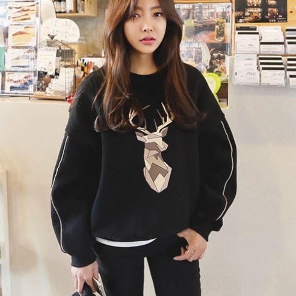 2azr0 official sweater deer autumn and winter new korean style sweater sweaterbf boyfriend style thickened website 2020 bat sleeve loose w1z, Black
2azr0 official sweater deer autumn and winter new korean style sweater sweaterbf boyfriend style thickened website 2020 bat sleeve loose w1z, Black