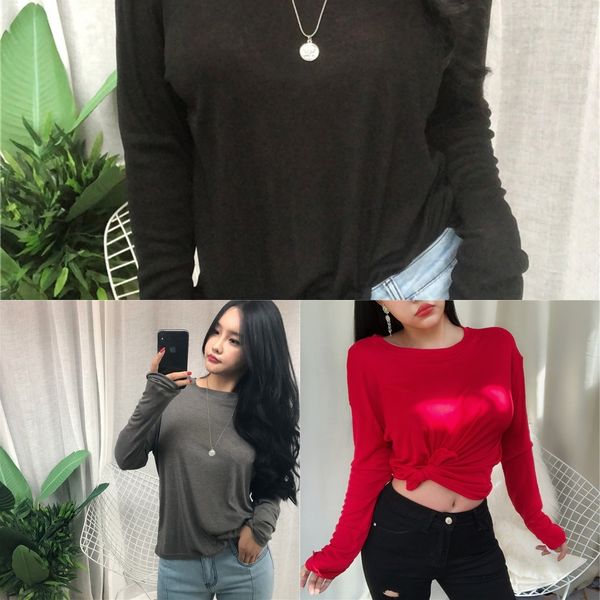 yh5py korean and spring autumn coat t-shirt neck korean loose 2020 versatile women's light and comfortable red long sleeve round new, White
yh5py korean and spring autumn coat t-shirt neck korean loose 2020 versatile women's light and comfortable red long sleeve round new, White